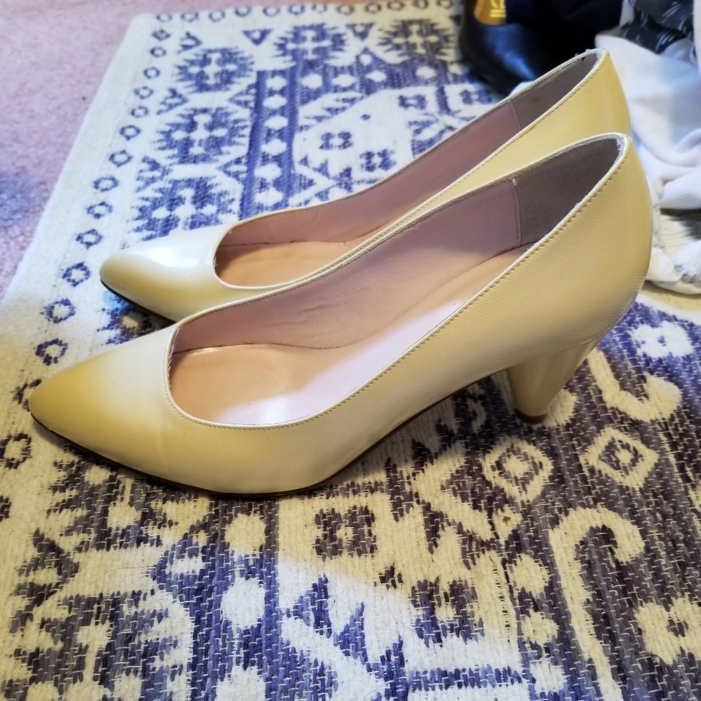 Kate Spade Yellow Heels